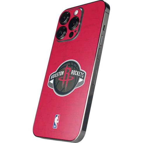 NBA Houston Rockets Distressed iPhone 16 Pro Skin
